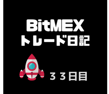 BitMEX（ビットメックス）スキャルピングトレード検証日記、目指せ日当１万円可【３３日目】